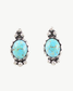 Cotton Candy Turquoise Western Stud Earrings