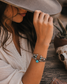 Turquoise Horseshoe Western Cuff Bracelet