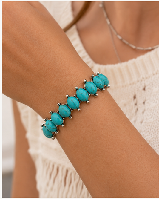 Turquoise Trail Stretch Bracelet