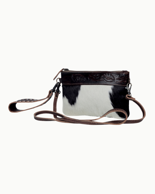 Speckled Trails Hairon Hide Belt Bag