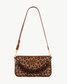 Wrangler Leopard Print Shoulder Bag with Chain Detail