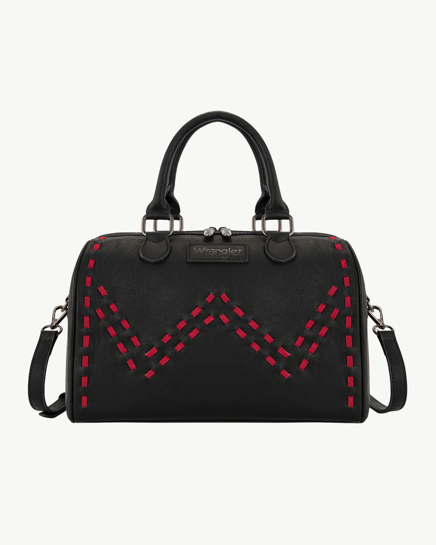 Wrangler Classic Barrel Satchel Crossbody Bag