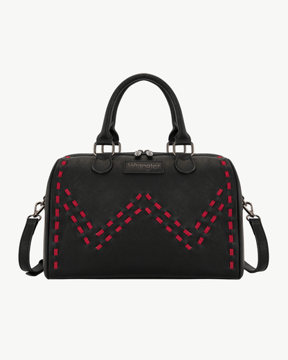 Wrangler Classic Barrel Satchel Crossbody Bag