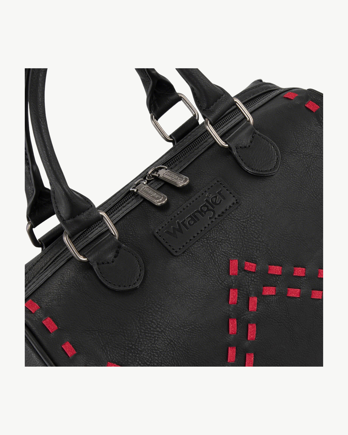 Wrangler Classic Barrel Satchel Crossbody Bag