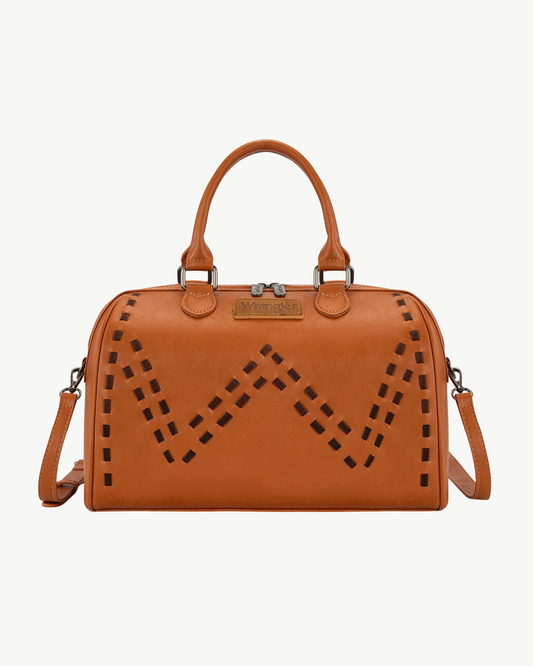 Wrangler Classic Barrel Satchel Crossbody Bag