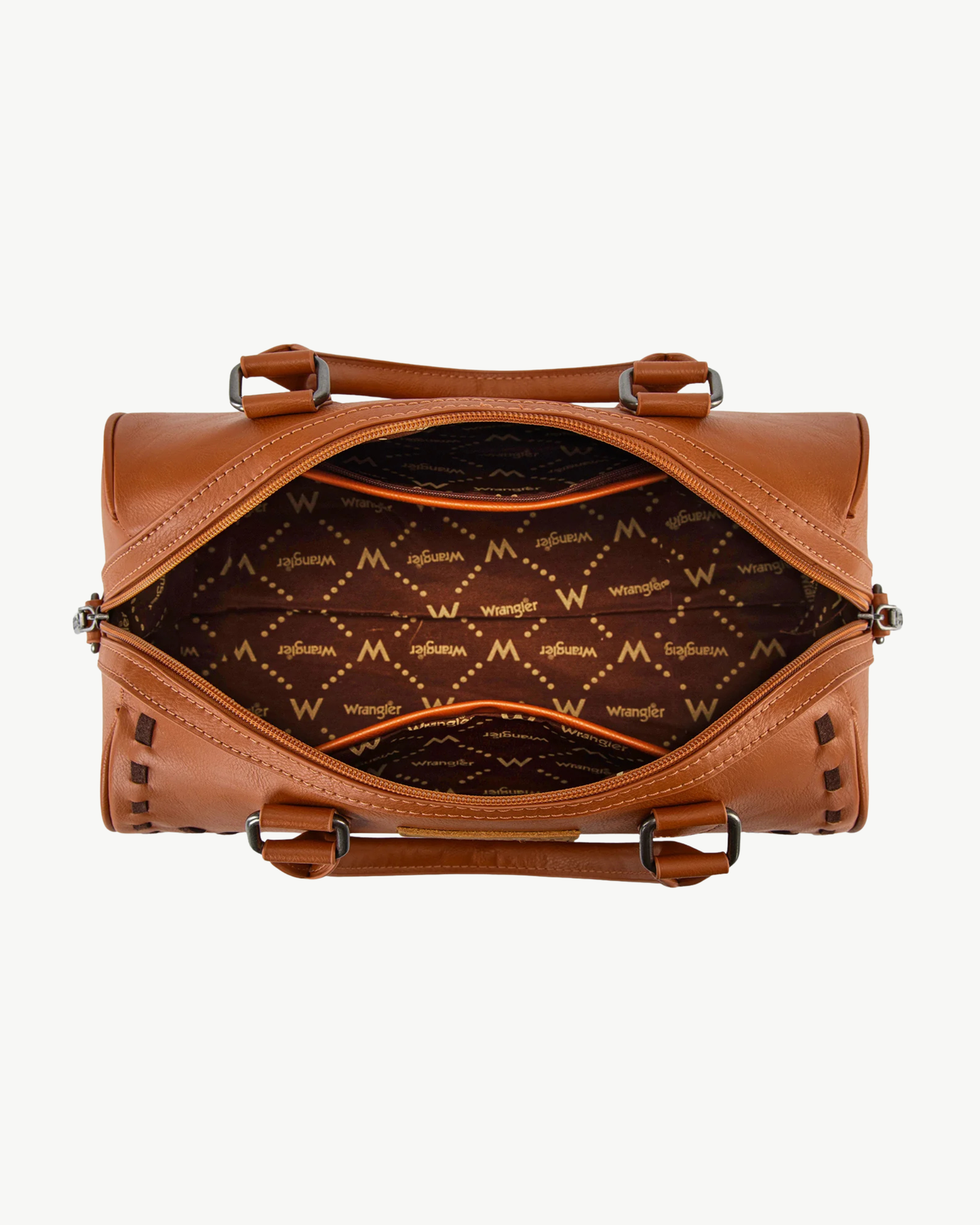 Wrangler Classic Barrel Satchel Crossbody Bag