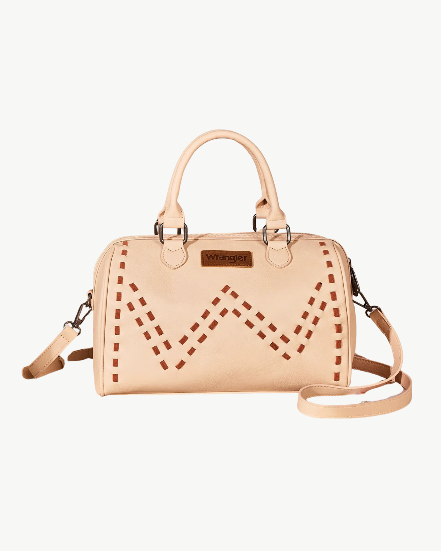 Wrangler Classic Barrel Satchel Crossbody Bag