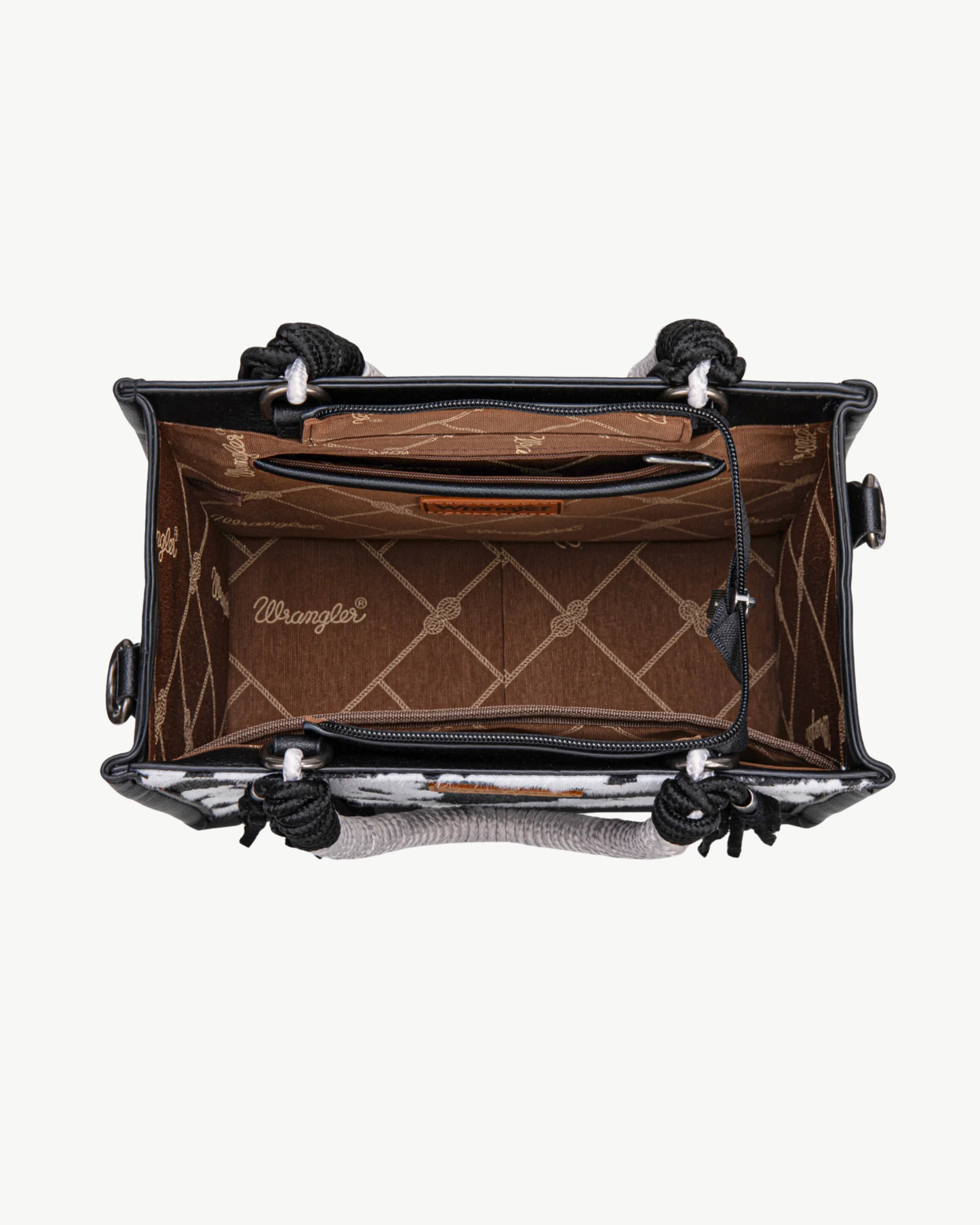 Wrangler Wild Side Cow Print Tote & Crossbody Bag