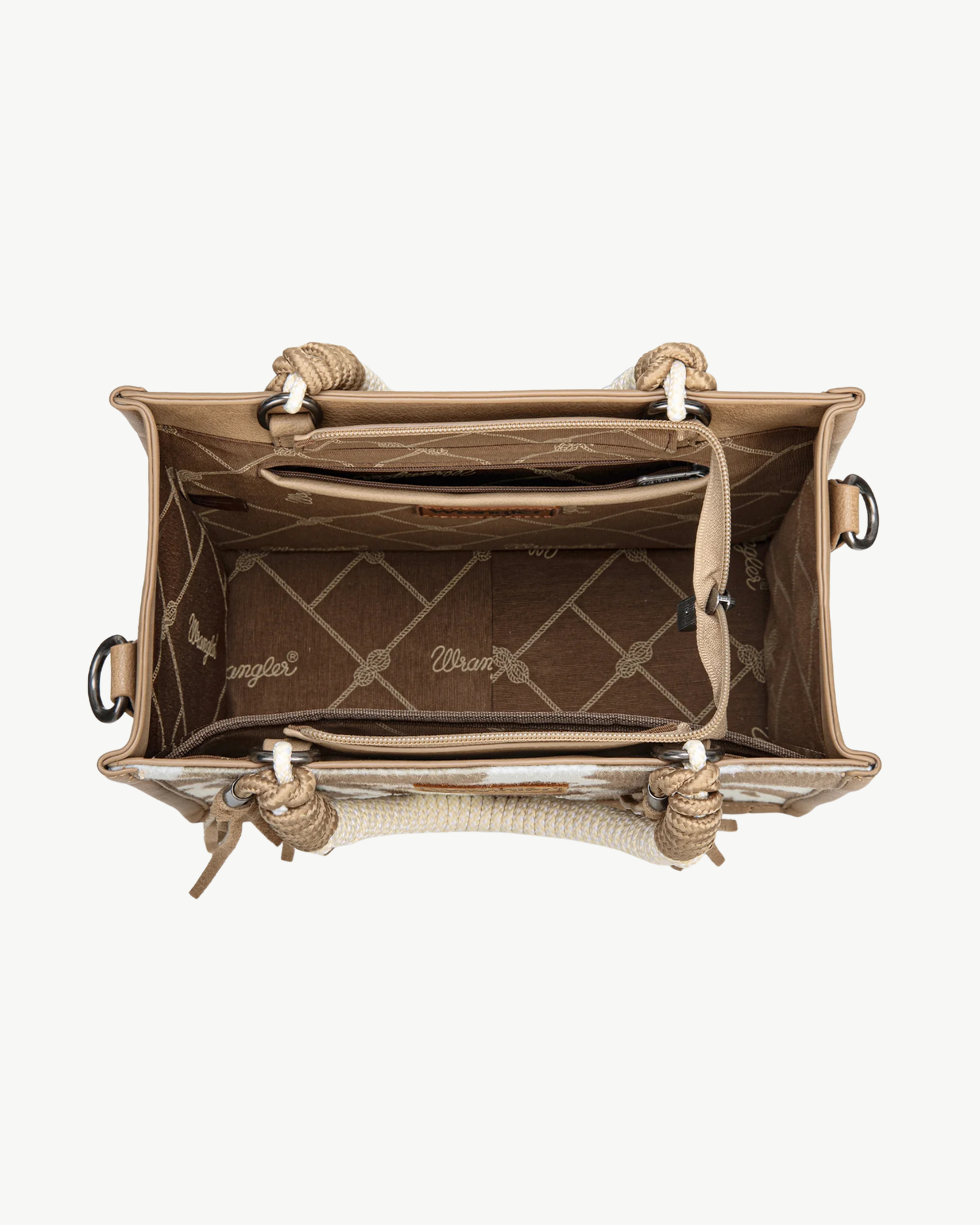 Wrangler Wild Side Cow Print Tote & Crossbody Bag