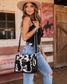 Wrangler Wild Side Cow Print Tote & Crossbody Bag