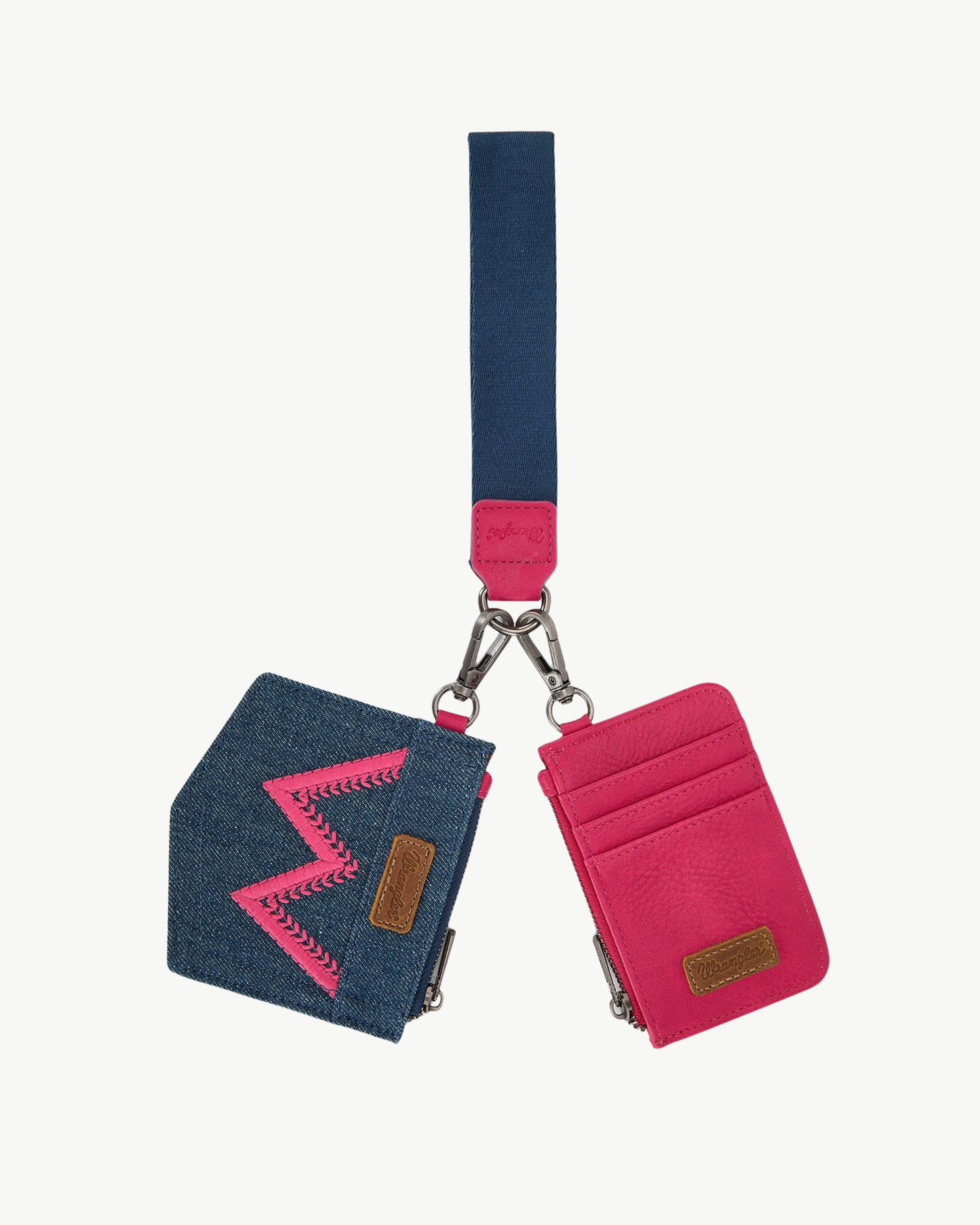 Wrangler Double Trouble Dual Pouch Wristlet & Card Holder