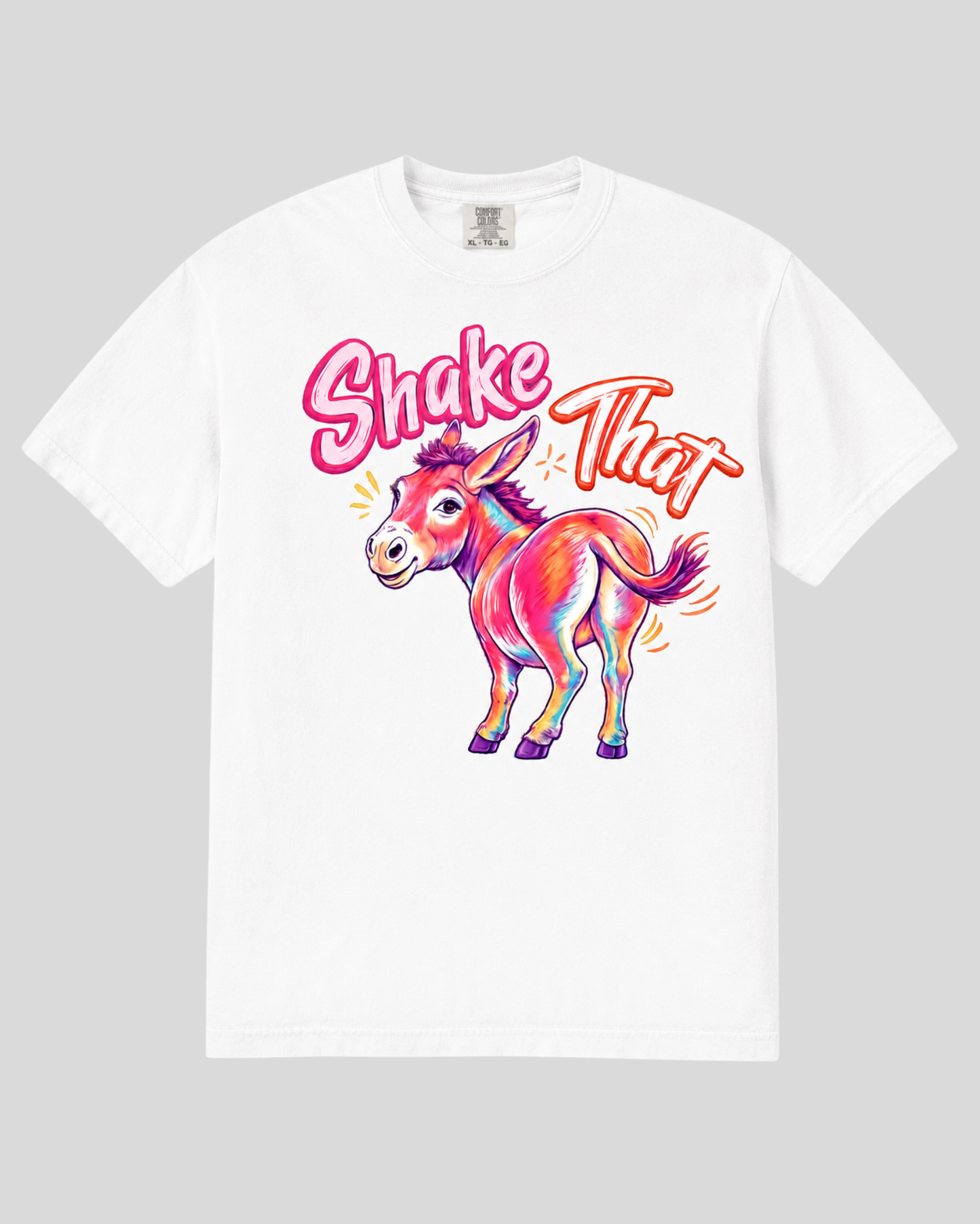 Shake That Funny Western Donkey Graphic Tee