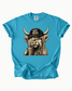 Hot Mess Highland Cow Graphic Tee