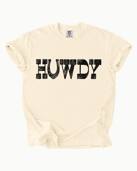 Howdy Horseshoe Western Graphic Tee