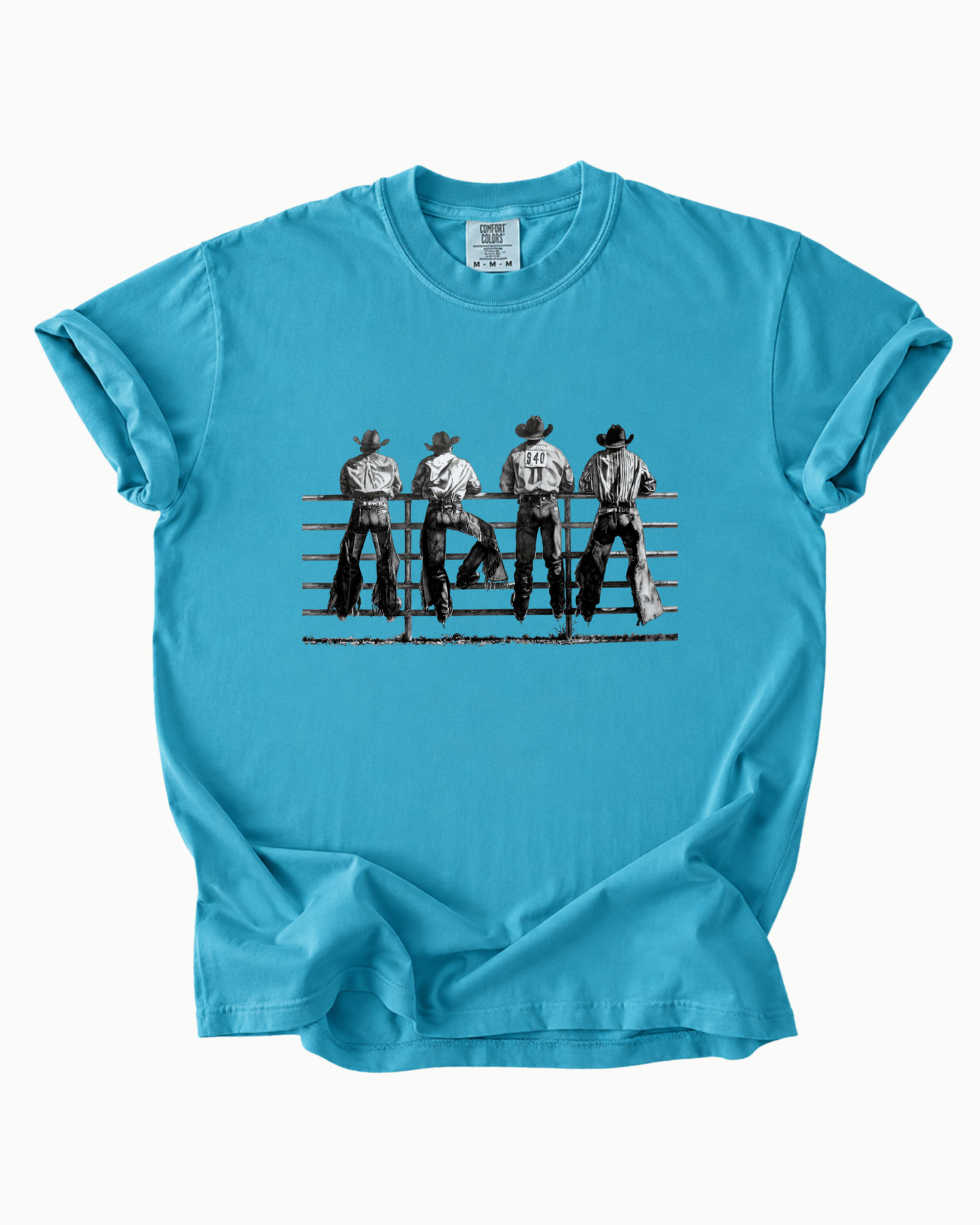 Cowboys at the Fence Graphic Tee