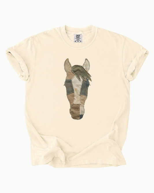 Patchwork Horse Graphic Tee