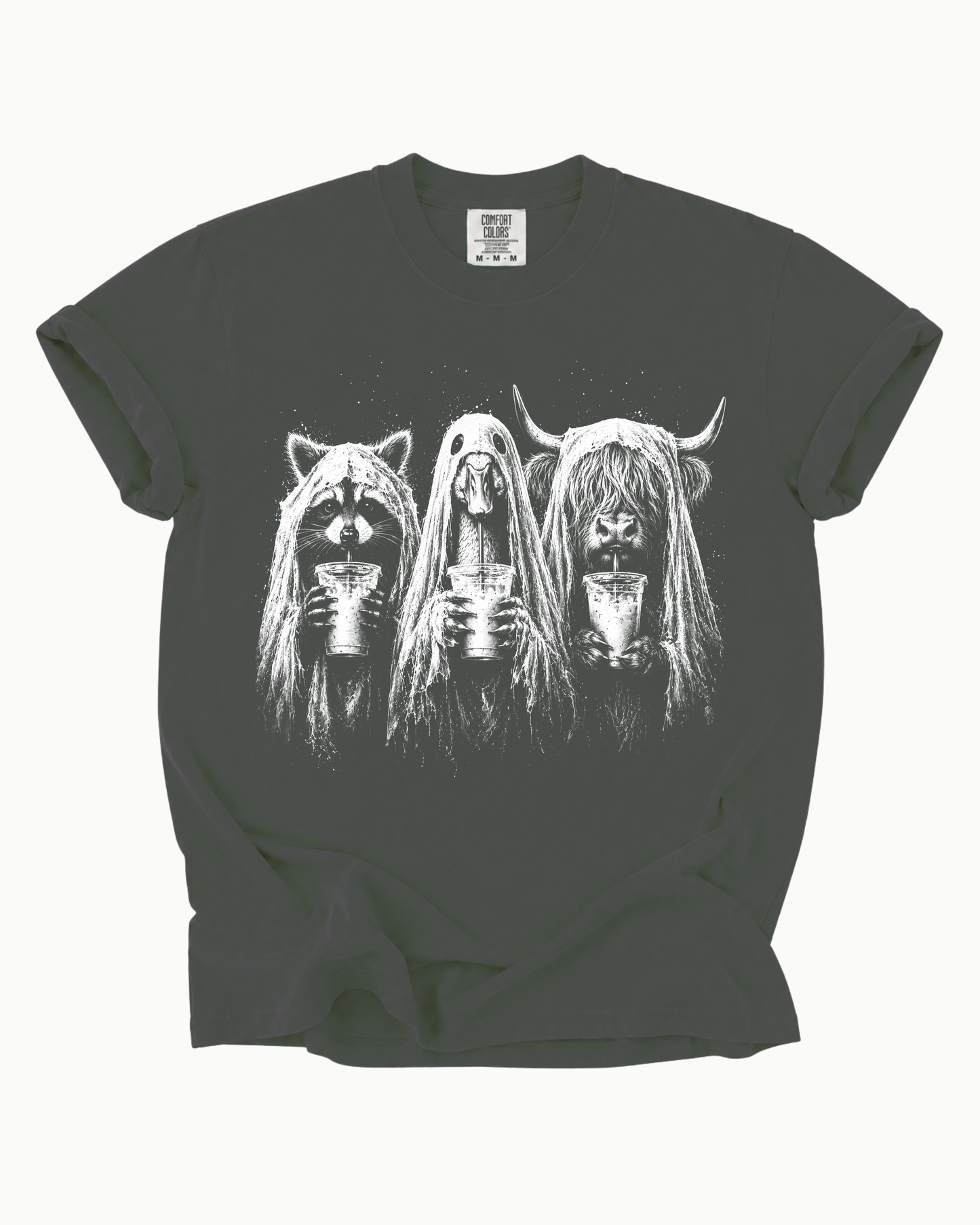 Spooky Crew Comfort Colors Pepper Graphic