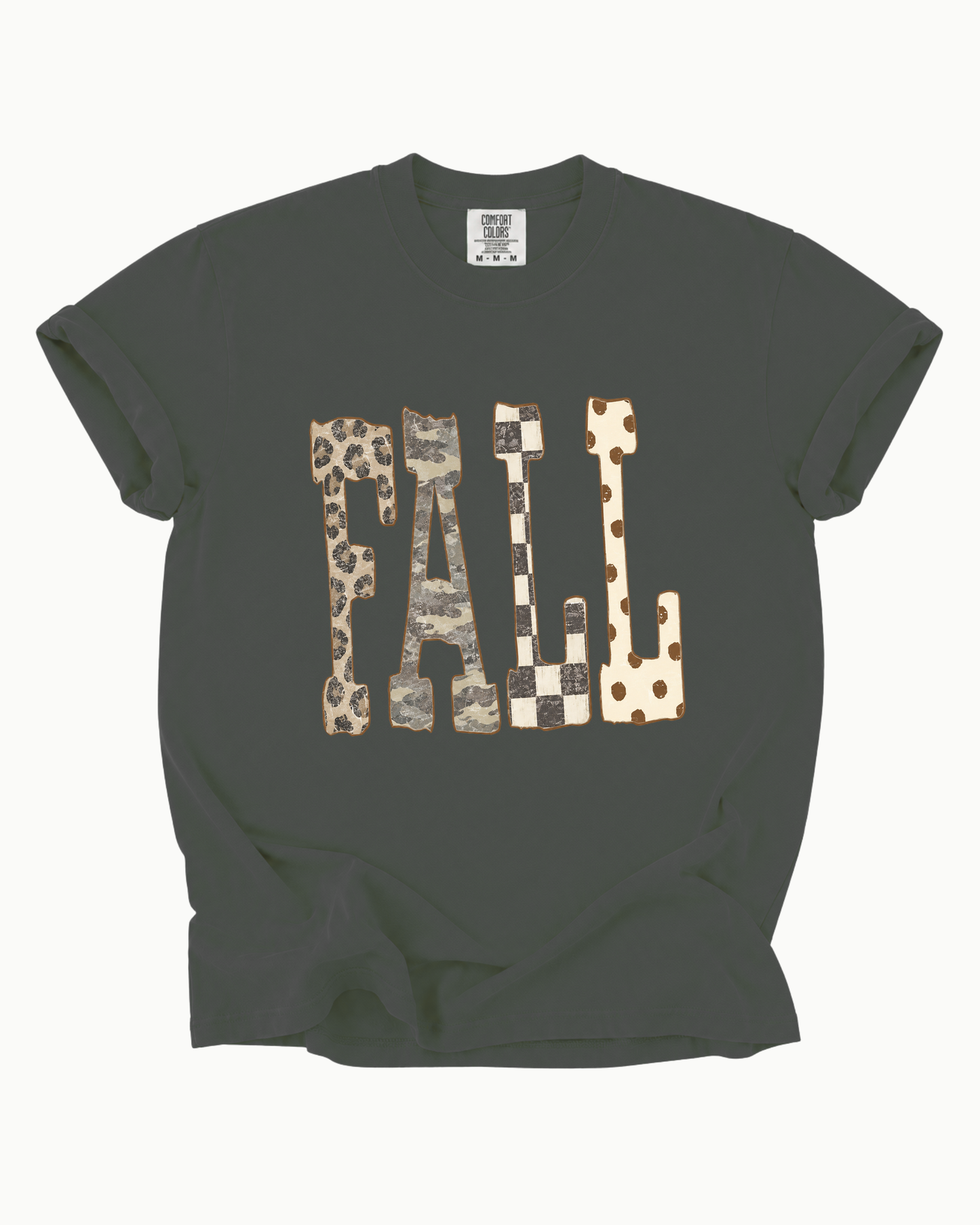 Fall Mixed Print Comfort Colors Graphic Tee