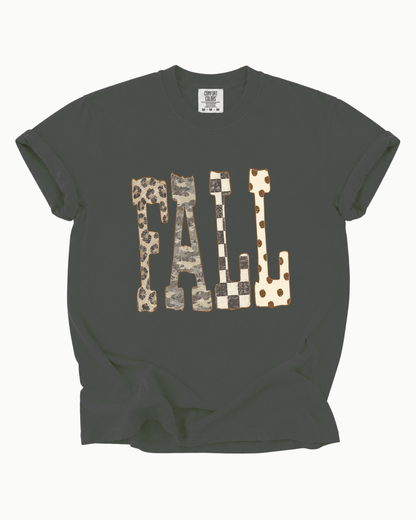 Fall Mixed Print Comfort Colors Graphic Tee
