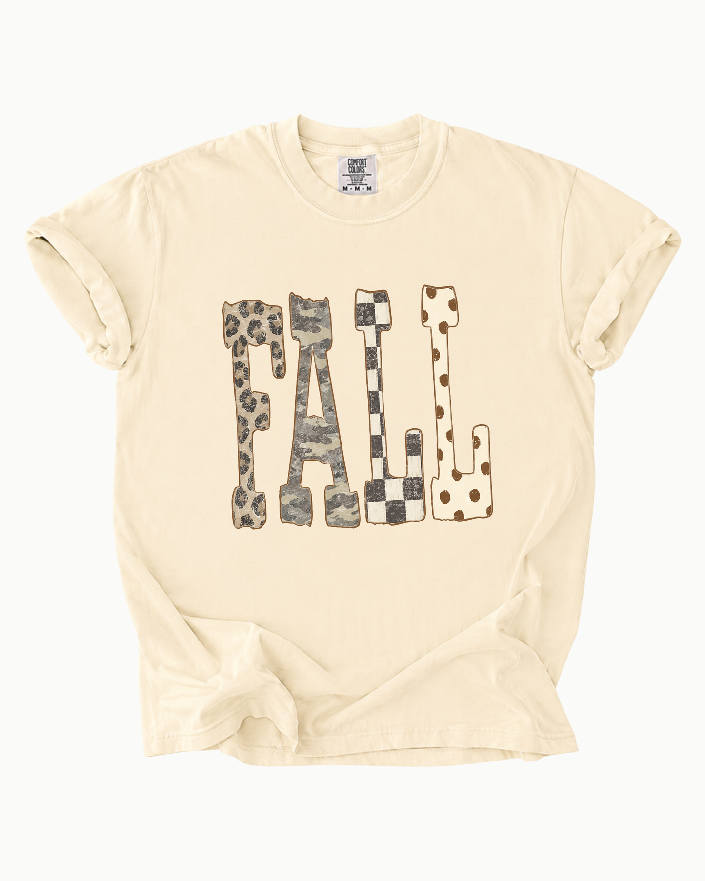 Fall Mixed Print Comfort Colors Graphic Tee