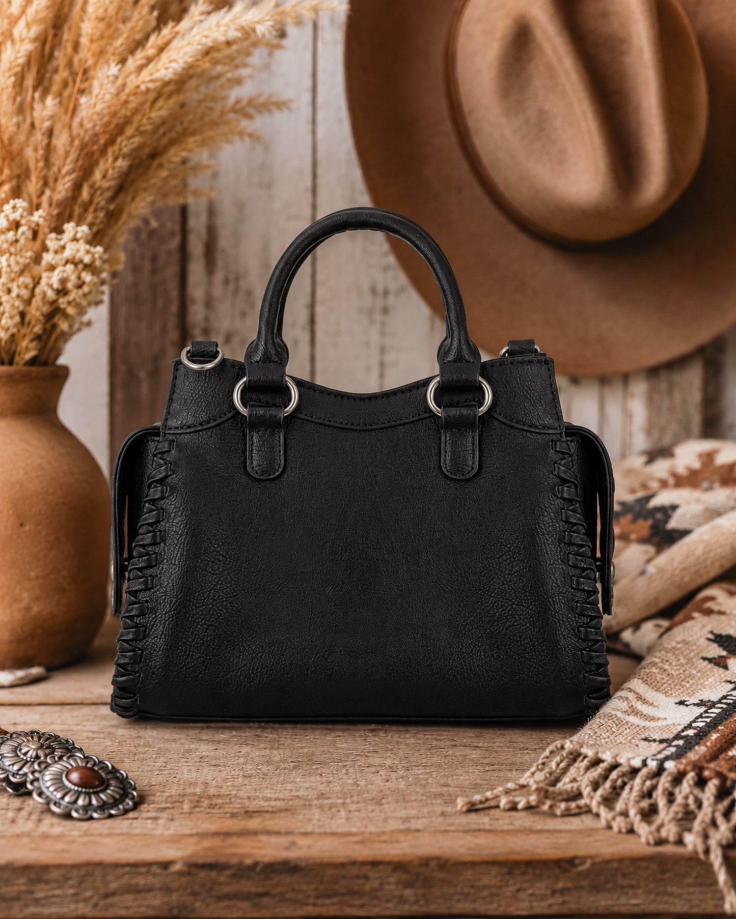 Wrangler Braided Tote Bag