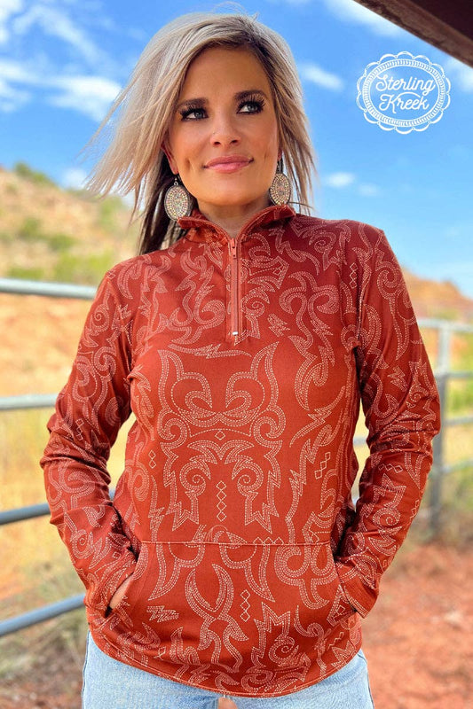 Rustic Ranch Western Pullover
