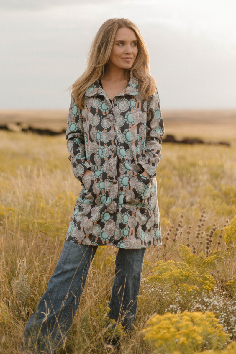 Buckle Up Buttercup Western Suede-Look Jacket